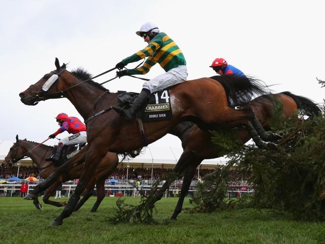 There is racing over the Grand National Fences on Saturday